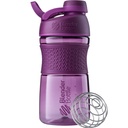 BlenderBottle 20-Ounce SportMixer Twist Cap Tritan Grip Shaker Flaschen, Navy und Plum
