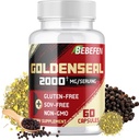 BEBEFEN Goldenseal Wurzelkapseln 2000mg | Traditionelle Kräuterergänzung | Konzentrierter Extrakt | Vegetarisch, Non-GMO