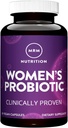MRM Nutrition Women’s Probiotics | Intestinal + Immune Health | Prebiotics + postbiotics | Clinical Proven| 25 Billion Cells | Good Bacteria for Gut Health| Shelf Stable | 30 Servings