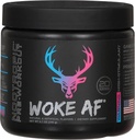 Woke Af Bucked Up Pre-Workout Pulver, Erhöhte Energie, Miami, 333mg Koffein, 20 Servierungen