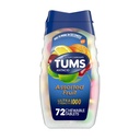TUMS Ultra Strength Antacid Tabletten für Kaubares Sodbrennen Relief und Säure Verdauungshilfe, sortierte Frucht - 72 Zähler