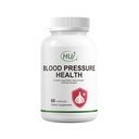 HUJ Blutdruck-Gesundheitsergänzung, pflanzliche Formel mit schwarzem Knoblauch, Hawthorn, Beetroot, L-Arginin, L-Citrulline, 60 Kapseln