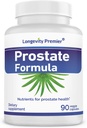 Langlebigkeit Prostata-Formel mit Standardisiertes Sägepalme-Extrakt, Extra-Srength für Prostata Gesundheit und Haarausfall Prävention
