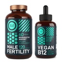 WILD FUEL Male Fertility Supplement and Liquid B12 Mens Health and Energy Bundle