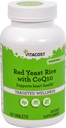 Vitacost Red Yeast Rice 1200 mg mit CoQ10 - Extended Release - 60 Tabletten