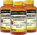 MASON NATURAL Cranberry 12:1 Konzentrat mit Vitamin C & E, unterstützt Immun- und Urinärgesundheit, 90 Kapseln, Packung mit 3