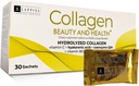 Hydrolysierte Collagen Peptide 30 Pulver-Packets mit Vitamin C (1000mg) & Hyaluronsäure, Das unterstützt Haar, Haut, Nails & Gelenke, Orange Flavor, 30 Servierungen