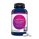MD Life L-Methylfolat 7,5 mg Supplement - Professional-Grade Active L Methylfolate Supplement - 120 Kapseln - L-Methylfolat 7.5mg - Maximale Potenz MTHFR W/Essential Aminosäuren