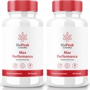 NutraRize (2 Pack) Biopeak Men Enhancement Pills, Biopeak Male Capsules, All Natural Supplement for Max Performance and Overall Health, Official Bio Peak Pastillas Bewertungen (120 Kapseln)