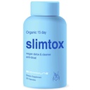 SlimtoxTM Organic 15 Tage Colon Cleanse & Detox für flachen Stomach Weniger Bloat & LBS w/Probiotics - Constipation Relief - Flushes Toxins, Boosts Energy