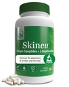 Skineu Collagen Tripeptide + L-Ergothioneine | Fortgeschrittene Anti-Aging-Formel | Morikol® Marine Collagen | Unterstützt Haut Hydration, Elastizität und Gelenkgesundheit | Non-GMO & Gluten-Free | 60 VegeCapsules