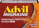 Advil Migraine Flüssigkeit gefüllt Kapseln - 20 ct, Packung von 5