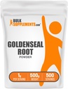 BulkSupplements.com Goldenseal Powder - Kräuterergänzung, aus Goldenseal Wurzel - Vegan & Gluten Free, 1g pro Servierung, 500g (1,1 lbs) (Pack von 1)