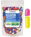 XPRS Nutra Größe 5 Leere Kapseln - 1000 Graf Sehr kleine leere Gelatine Kapseln - Pillen DIY Kapsel Füllung - Füllbare Pille Gel Kapseln für Do-It-Yourself Vitamin Supplements (Multi Color)