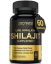 Atlantis Nutrition Himalayan Shilajit Kapseln formuliert mit 20% Fulvic Acid | 1000MG pro Portion - 10:1 Extrakt | USA Made | Himalayan Shilajit Supplement für Männer und Frauen | 60 Kapseln