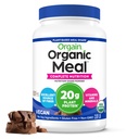 Orgain Organic Vegan Meal Ersatzprotein Pulver, Creamy Chocolate Fudge - 20g Pflanzen basiertes Protein, Glutenfrei, Dairy Free, Lactosefrei, Sojafrei, Kein Zucker hinzugefügt, Für Glatteien & Shakes - 2.03lb