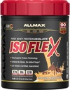 ALLMAX Nutrition ISOFLEX Whey Protein Isolate, Chocolate Peanut Butter - 0.9 lb - 27 Gramm Protein Per Scoop - Zero Fat & Sugar - 99% Lactose Free - Gluten Free & Soy Free - Ca. 15 Servietten