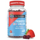 Garten des Lebens Dr. Formuliert 5 Billion CFU Prebiotic Fiber, Probiotic und Vitamin D3 Gummis für Kinder Verdauungs- und Immungesundheit – Glutenfrei, Non GMO, Ohne Zusatz von Zucker, Erdbeeren Geschmack, 60 Gummis
