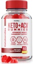 NutraRize KetoKandies Keto+ACV Gummis für Weight Loss, Maximum Strength Supplement, Gomitas Bewertungen (60 Gummi)
