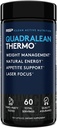 RSP Nutrition QuadraLean Thermogenic Fat Burner für Männer und Frauen, Weight Loss Supplement, Crash-Free Energy, Metabolism Booster & Appetite Suppressant, Diät Pillen, 60 Serv (Packaging May Vary)