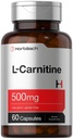 Horbäach L Carnitine Supplement 500mg | 60 Kapseln | als L-Carnitin L-Tartrate | Non-GMO und Glutenfrei