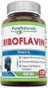 Pure Naturals Riboflavin 400 Mg 120 Kapseln