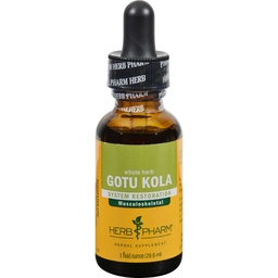 Herb Pharm Certified Organic Gotu Kola Liquid Extract für Musculoskeletal System Support, 1 Fl Oz