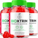 BioXtrim ACV Gummis Supplement - Bio X Trim Keto + ACV Gummis Apfel Apfel Apfelessig 1000MG, Bioxtrim Keto Gummies Bewertungen, Vitamin B12 (3 Pack - 180 Gummies)