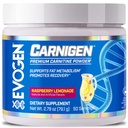Evogen Carnigen - Premium Carnitin Pulver | Unterstützt Fette Stoffwechsel und fördert Erholung | Stimulant-freie L Carnitin Ergänzung Matrix mit Acetyl L-Carnitin | Raspberry Lemonade | 50 Servicings