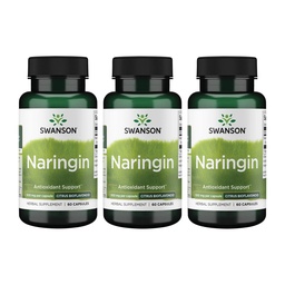 Swanson Naringin 500 Milligramme 60 Kapseln (3 Packung)