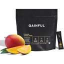 Gainful Hydration Powder Packets, Koffeinfrei mit Schlüsselelektrolyten Magnesium und Natrium, Energieunterstützung, Niedriger Zucker, Tropical Mango, 21 Sticks