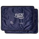 2 FlexiKold Gel Ice Packs (Standardgröße: 10.5" x 14.5") - Wiederverwendbares Kaltpaket für Verletzungen, für Rückenschmerzen Relief, Migraine Relief Pad, Nach Chirurgie, Postpartum, Kopfschmerzen, Schulter - 6300-COLD 2PK