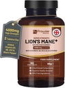 Lions Mane Mushroom Supplement 4000mg mit Vitamin B1, B6, B12 & Black Pepper - 180 Super Strength Vegan Tabletten mit 50% Polysacchariden (nicht Pulver oder Kapseln) | Made in UK by Prowise