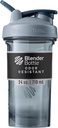 BlenderBottle Shaker Bottle Pro Serie Perfekt für Protein Shakes und Pre Workout, 24-Ounce, Full-Color Grey