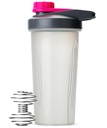 Mr. Pen Shaker Bottles für Proteinmischungen - 28 Unzen, Gray & Pink Protein Shaker mit Wire Whisk Ball