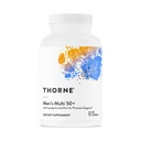 THORNE - Men's Multi 50+ - Umfassendes Daily Multivitamin mit Vitaminen A, B6, B12, C, D, E, Zinc & More - Unterstützung Herz, Gehirn, Prostata, Muskel- und Immungesundheit* - 180 Kapseln