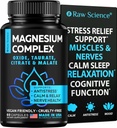 Magnesium Citrat Kapseln - Hohe Absorption Magnesium Ergänzung für Muskel, Nerve Gesundheit und Entspannung