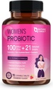 NATURE TARGET Probiotics for Women Digestive Health mit 100 Billion CFUs, Womens Probiotic for Gut Health & Immune Support, Hautpflege, mit Cranberry & D-mannose, 90 Chewable Tablets (45 Day Supply)