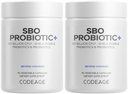 Codeage SBO Probiotics, 100 Billion CFUs pro Servierung, Multi Strain Soil basierte Organismen Mischung und Organic Fermented Botanical Blend, Regal-Stable - 2 Pack