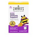 Zarbees Kinder Immununterstützung, Vitamin C, D & Zink Tägliche Immunität Vitamine für Kinder 4+ Jahre, natürliche Tropische Frucht Geschmack, 28 Kaubare Tabletten