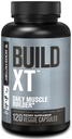 Jacked Factory Build-XT Daily Muscle Builder & Performance Enhancer - Muskelaufbau-Ergänzung für Muskelkraft und Wachstum | Trademarked Ingredients Peak02, ElevATP, & Astragin - 120 Veggie Pillen