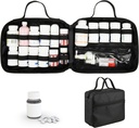 Beautyflier Medication Reisetasche, medizinische Tasche für Reisen, Pill Bottle Organizer und Lagerung, Vitamin Bottle Tragetasche Träger für Flaschen von Medizin oder Ergänzungen, für Zuhause und Reisen
