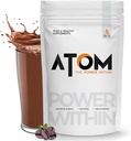 Asitis Nutrition AS-IT-is Atom Whey Protein 1kg/35.2 Oz mit Verdauungsenzymen | USA Labdoor zertifiziert für Genauigkeit & Reinheit | Cafã© Latte Flavor | 27g Protein Cross-Flow Microfiltered Gluten-Free