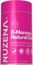 Nuzena D-Mannose + 1000mg mit Cranberry 150mg, Packung mit 60 natürlichen Verteidigung Urinary Tract Unterstützung Kapseln mit Hibiscus Flower 100mg und Dandelion Root 100mg pro Servierung von 2 Kapseln