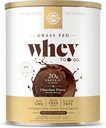Solgar Grass Fed Whey to Go, Schokolade - 2.3 lb - Grass-Fed Whey Protein Powder - rBGH Free, Non-GMO, Glutenfrei - 36 Portionen