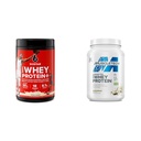Six Star Elite 100% Whey Protein Plus Vanilla Cream 1.8lbs und MuscleTech Grass Fed Whey Protein Powder Vanilla 20g Protein 1.8 lbs