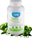 One Planet Nutrition Nano Vitamin C - Wasserlösliches Vitamin C für Männer und Frauen, Natürliche Non-GMO Vitamin C für Immununterstützung, gute Absorption und Bioverfügbarkeit, Vitamin C Small Capsules, 120 Kapseln