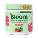 Bloom Nutrition Superfood Greens Powder, Digestive Enzyme mit Probiotika und Präbiotika, Gut Health, Bloating Relief für Frauen, Chlorella, Green Juice Mix mit Rübenwurzelpulver, 30 SVG, Berry