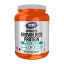 NOW Foods Sports Nutrition, Sprouted Brown Rice Protein, 80% Protein, ungeschmacktes Pulver, 2-Pfund
