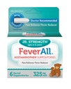 Feverall Kinder Acetaminophen Suppositories 6 Rectal Suppositories 325mg Jeder Schmerz Reliever/Fever Reducer. Parabenfrei, keine künstlichen Farben oder andere Konservierungsstoffe. Alter 6-12 Jahre